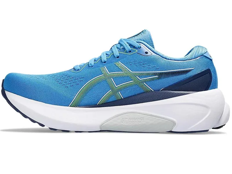 Asics Men's GEL-Kayano 30 Running Shoes Waterscape/Electric Lime-1